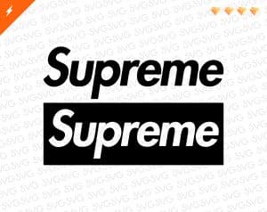 supreme logo svg file free premium